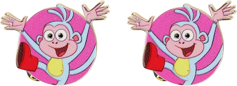 Amazon.com: Dora The Explorer Character Shapes 8-Pair Earring Set